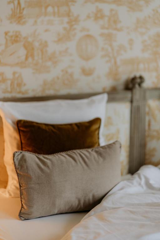 Postel nebo postele na pokoji v ubytování B&B Kasteel Den Tip
