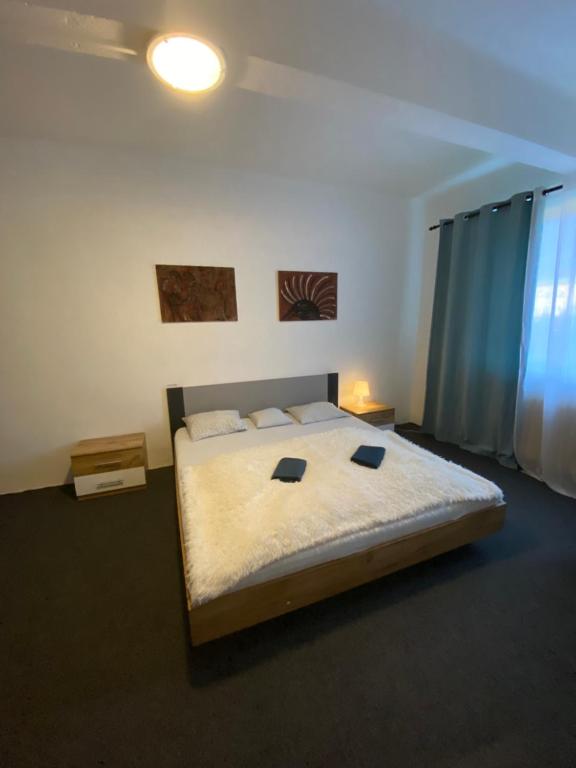 Postel nebo postele na pokoji v ubytování Motel Grádo