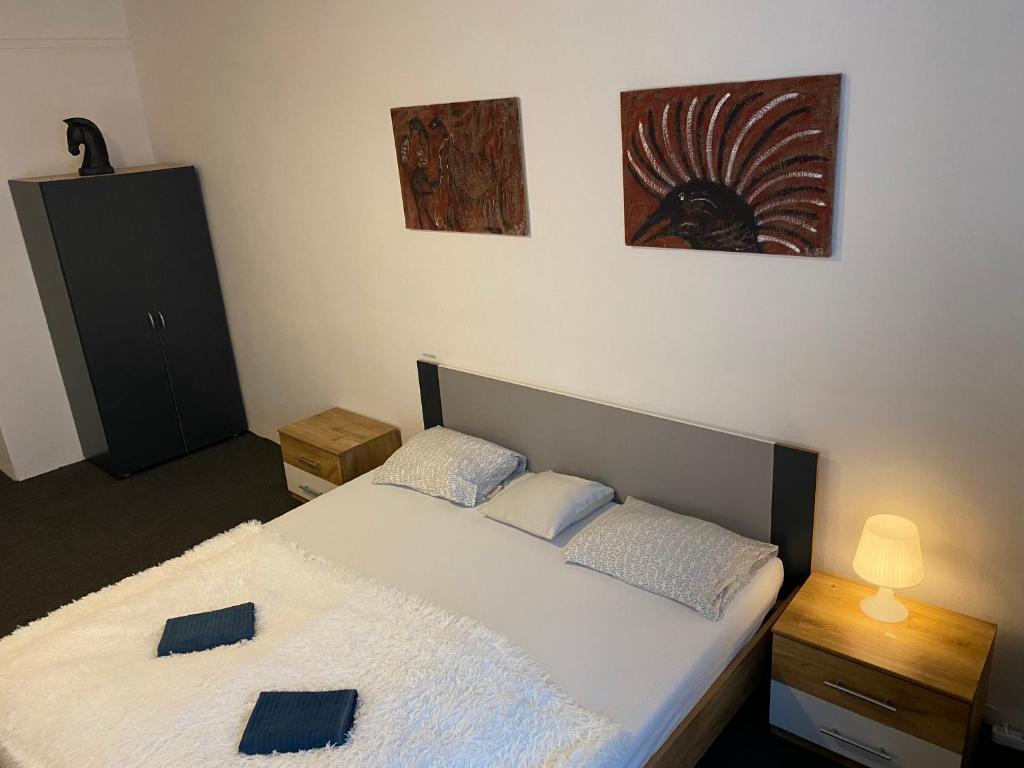 Postel nebo postele na pokoji v ubytování Motel Grádo