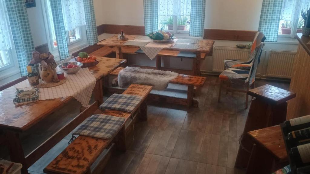 Posezení v ubytování Penzion "V Zelený"