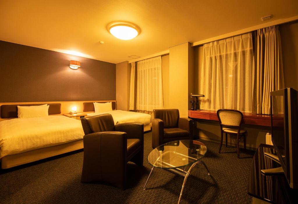 Posezení v ubytování Hotel Odashima