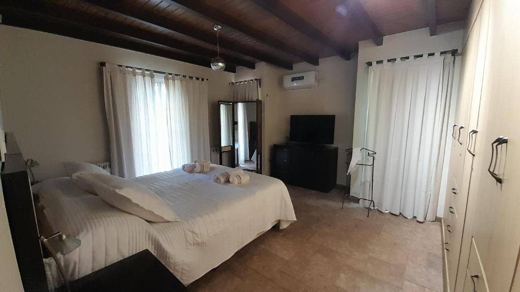 Postel nebo postele na pokoji v ubytování Casa Relax Liniers Chacras de Coria