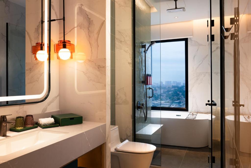 Iconic Marjorie Hotel, Penang, a Tribute Portfolio Hotel的一间浴室