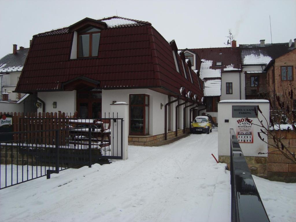 Hotel u Kapra v zimě