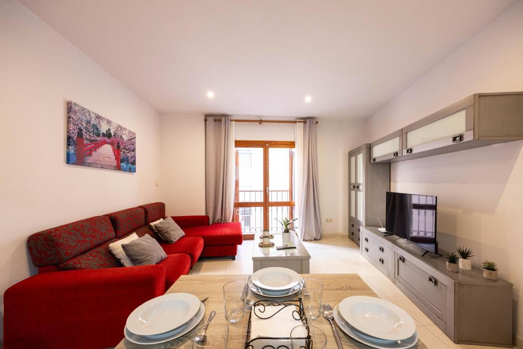 Kuchyň nebo kuchyňský kout v ubytování Apartamentos Turísticos Centro Histórico, by CartagenaSpain