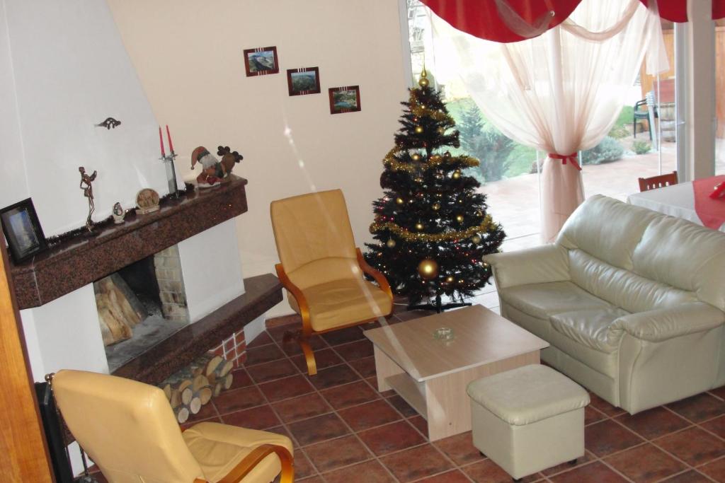 Posezení v ubytování Zasheva Kushta Guesthouse