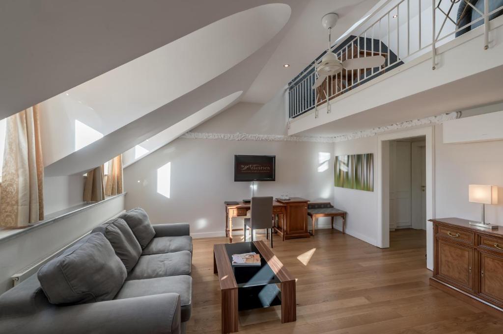 Posezení v ubytování Altstadthotel Wolf-Dietrich