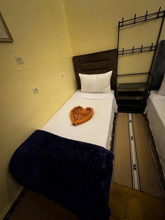 Postel nebo postele na pokoji v ubytování Riad Lwalidin