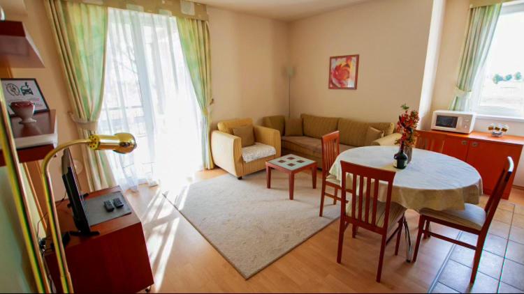 Posezení v ubytování Bernadett Villa Apartman 2