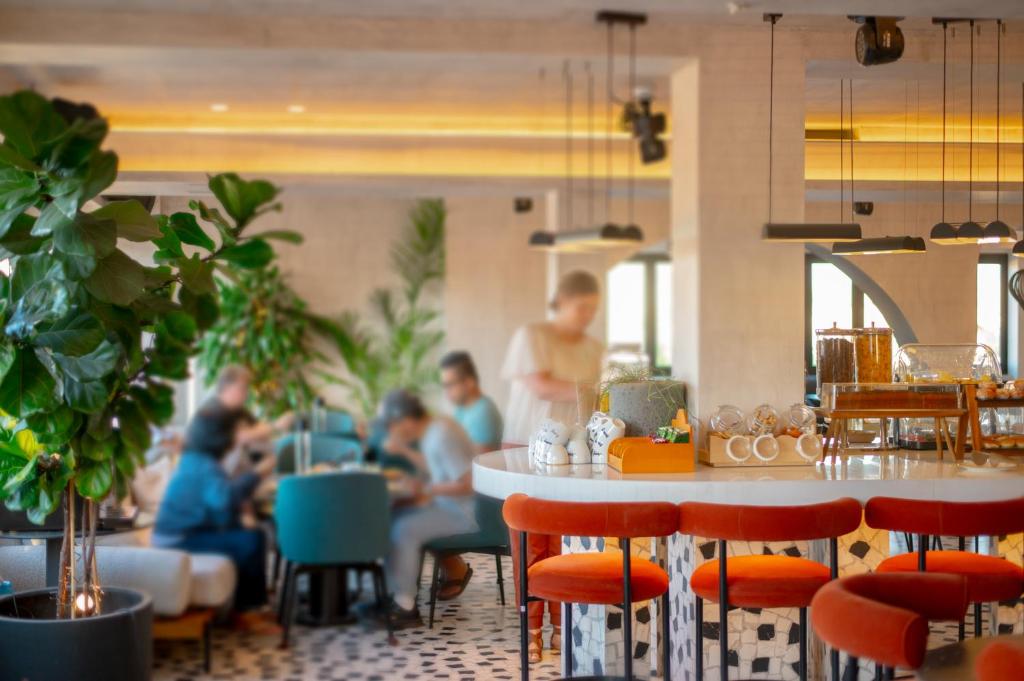 Restaurace v ubytování Downtown Suites by Athens Tower