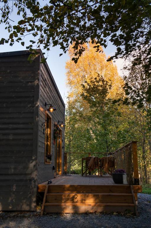 Zahrada ubytování Glamping Zlaté Podlesí #1