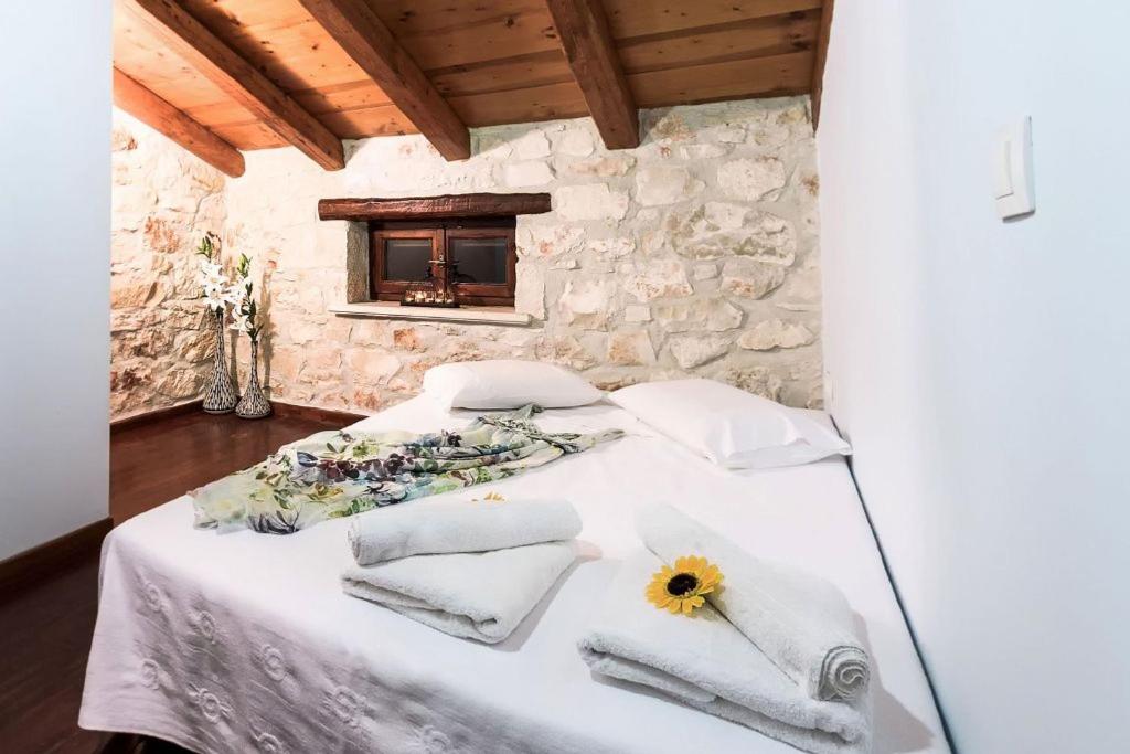 Posteľ alebo postele v izbe v ubytovaní Villa Poseidon Residence