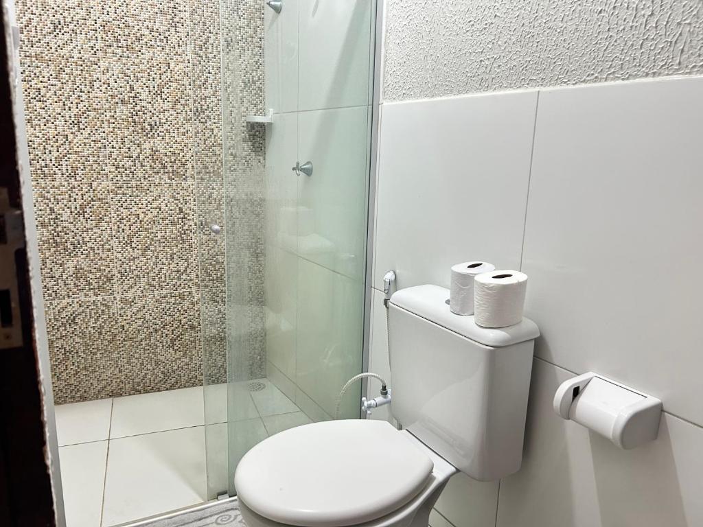Um banheiro em Pousada Paraíso dos Milagres