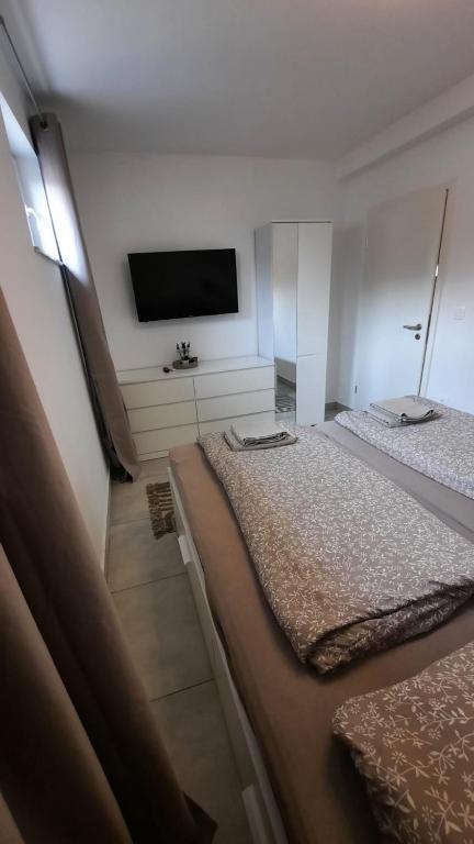 Postelja oz. postelje v sobi nastanitve Apartment Olive Istra