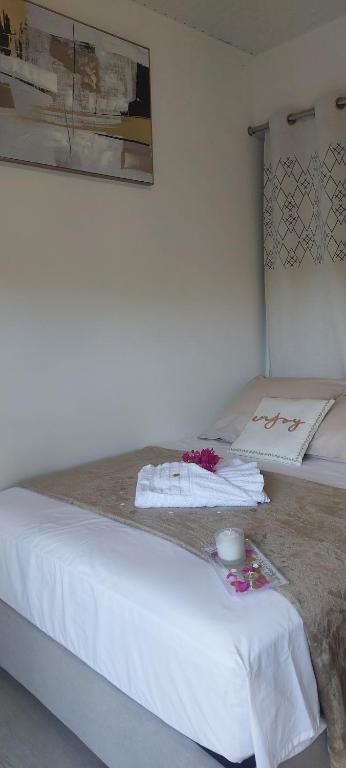 Postel nebo postele na pokoji v ubytování SOLEY KARAIB Appartement au Vauclin Martinique