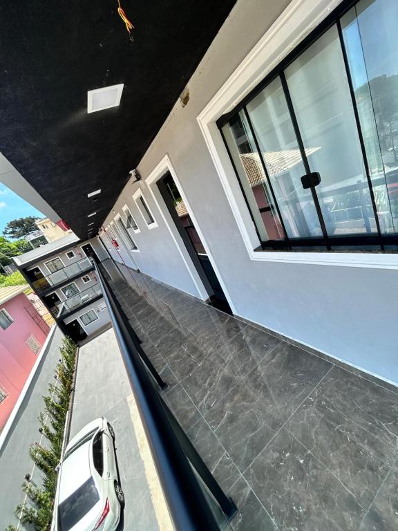 Balkón nebo terasa v ubytování Hotel Aris