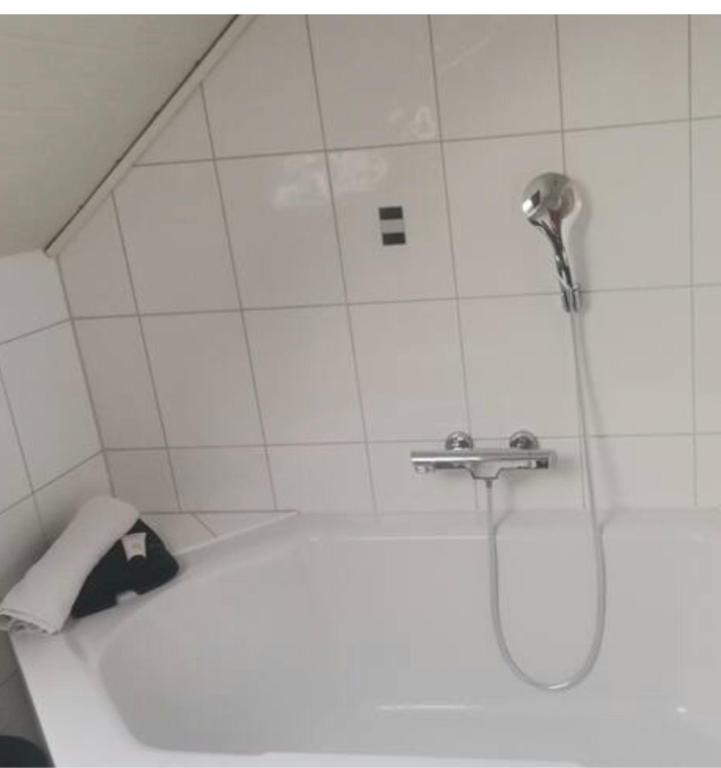 Koupelna v ubytování Hüttenzauber