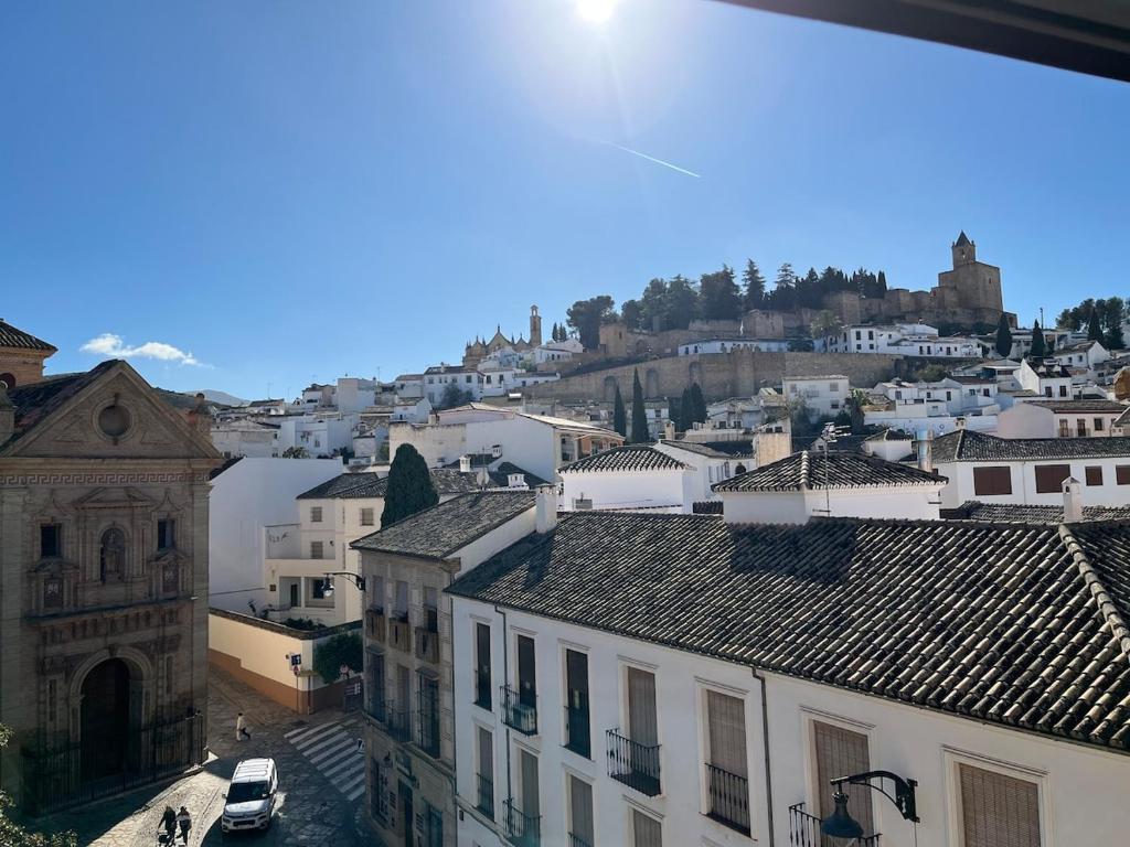 Widok na miasto Antequera z tego apartamentu