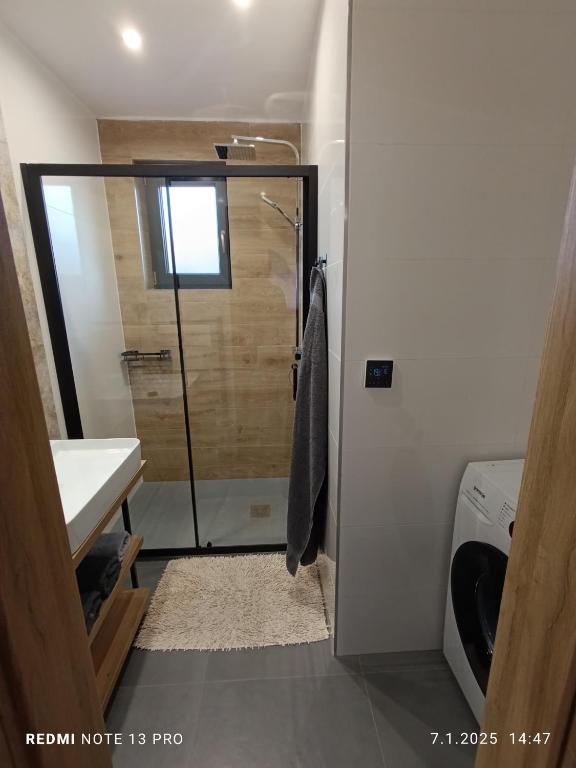 Koupelna v ubytování Apartmány Zdíkov