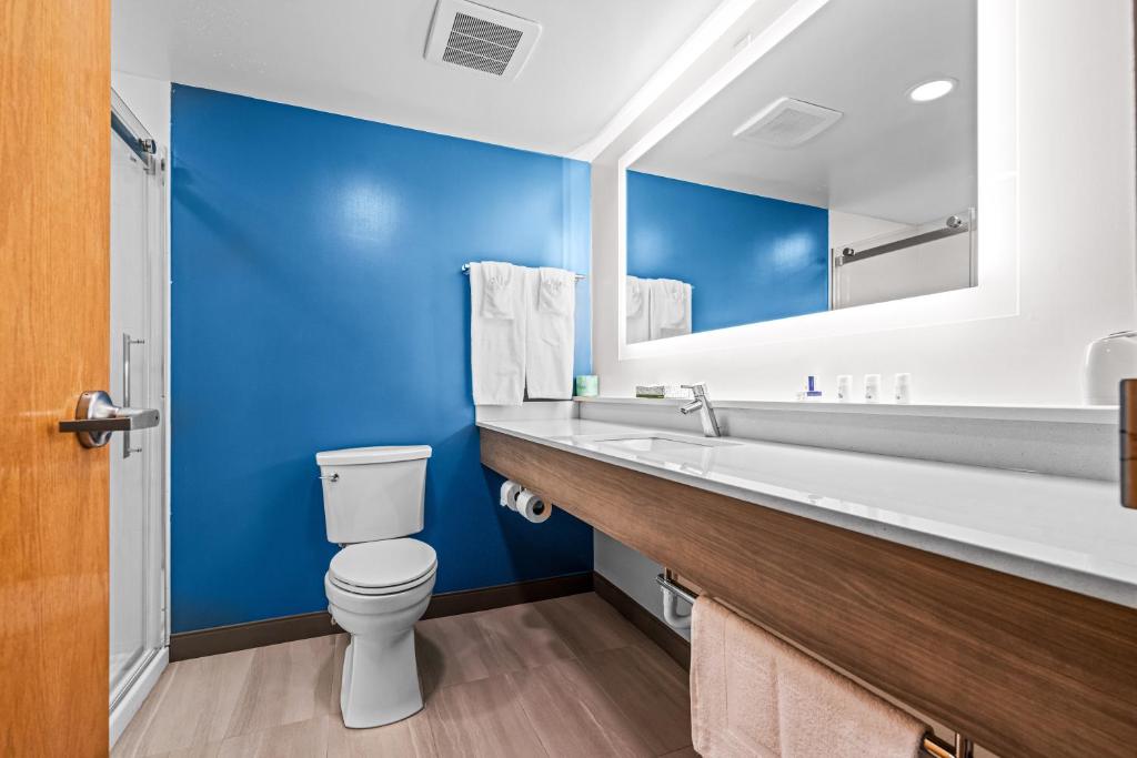 Koupelna v ubytování Holiday Inn Express & Suites Carneys Point - Pennsville by IHG