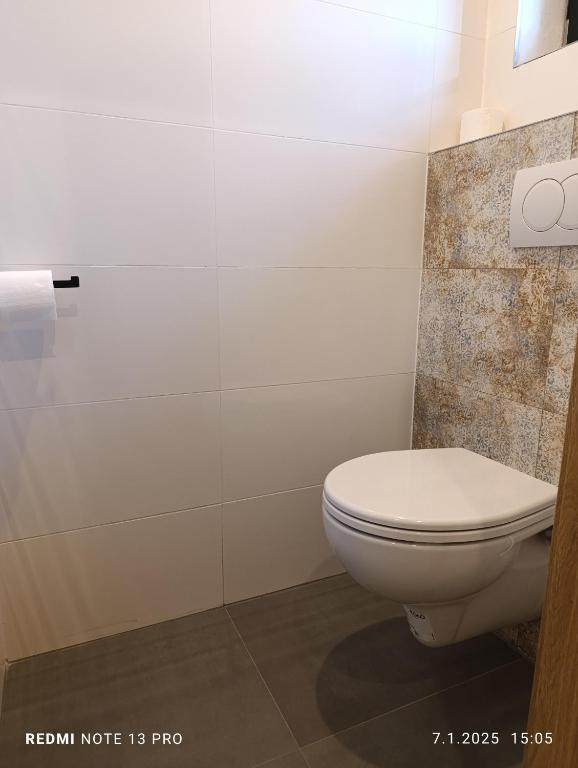 Koupelna v ubytování Apartmány Zdíkov