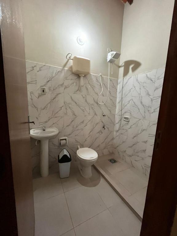 Koupelna v ubytování Casa Victoria