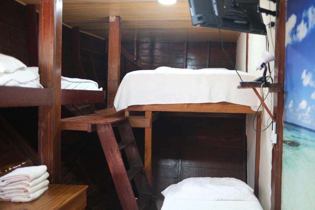 Letto o letti in una camera di El Arca de Pachue