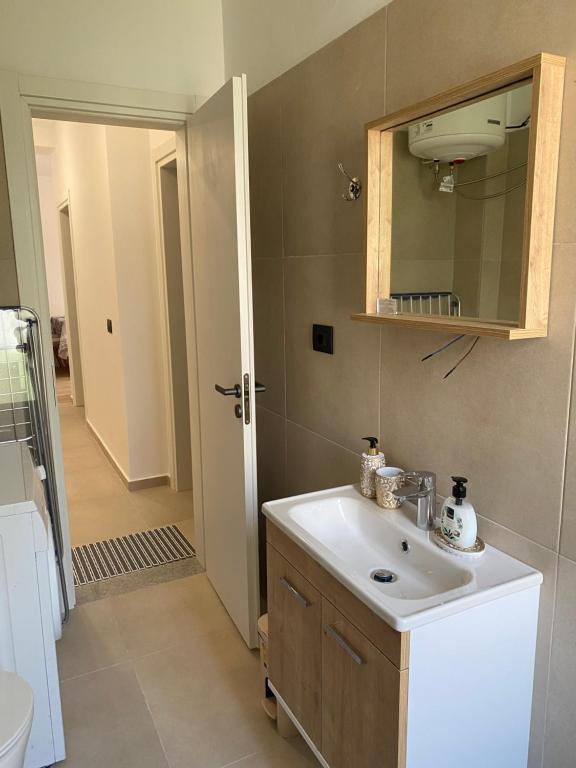 Phòng tắm tại Genti Apartament