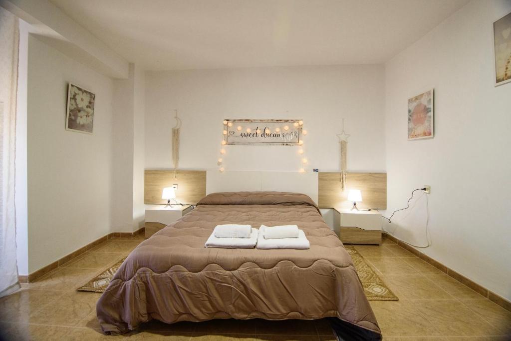 Postel nebo postele na pokoji v ubytování Casa Viñas