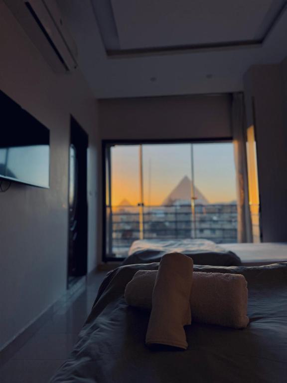 Nespecifikovaný výhled na hory nebo výhled na hory při pohledu z hotelu
