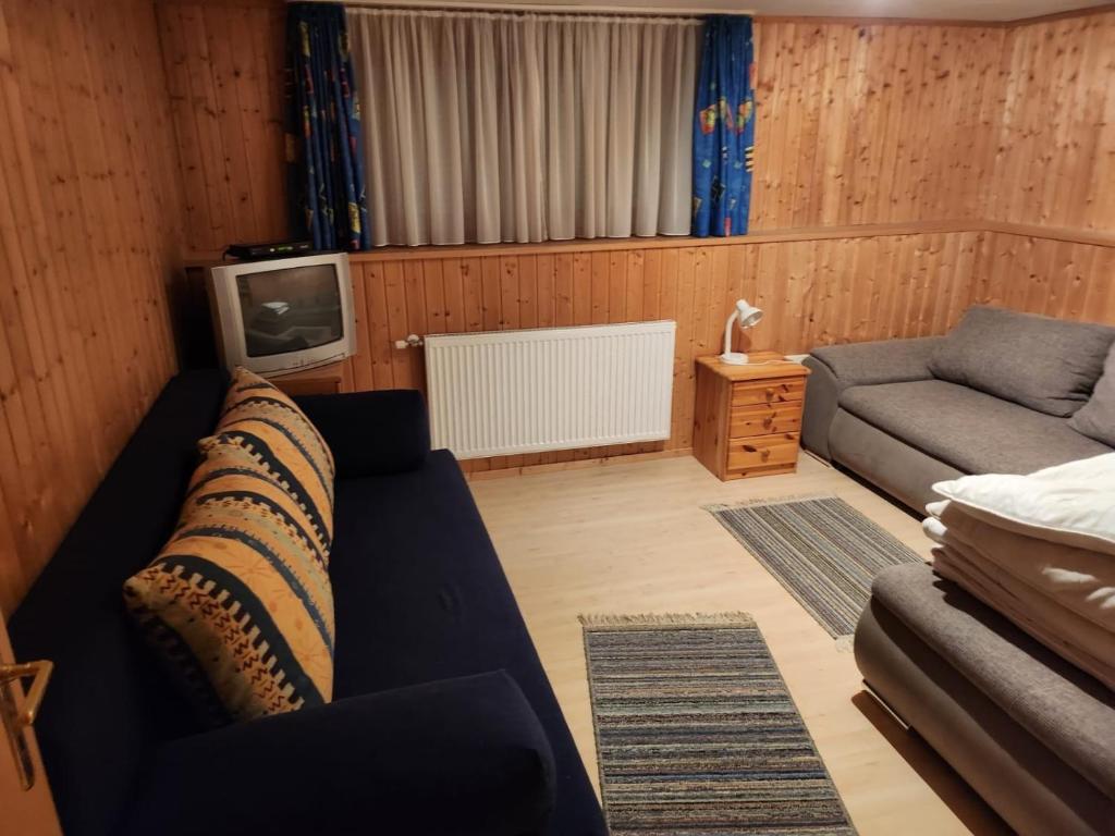 TV a/nebo společenská místnost v ubytování Alpenhaus Flügelbeck - Selbstversorgung