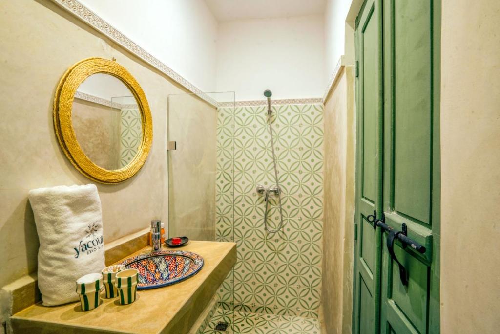 Koupelna v ubytování Yacouta Riad and Spa