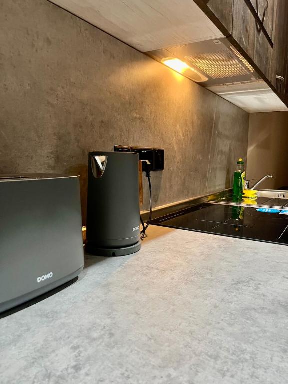 Kuchyň nebo kuchyňský kout v ubytování Stylish 2BR in central StJulians