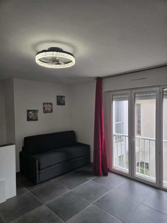 Posezení v ubytování Studio au calme rive droite