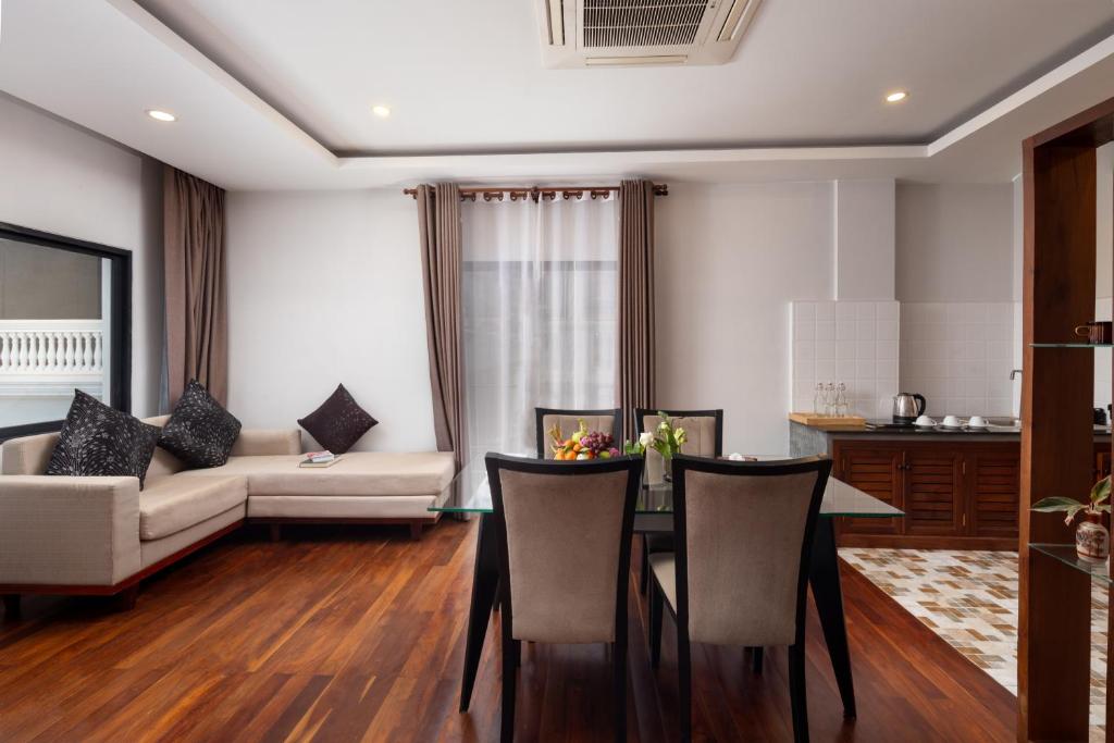 Posezení v ubytování SIEM REAP RIVER VIEW Residence