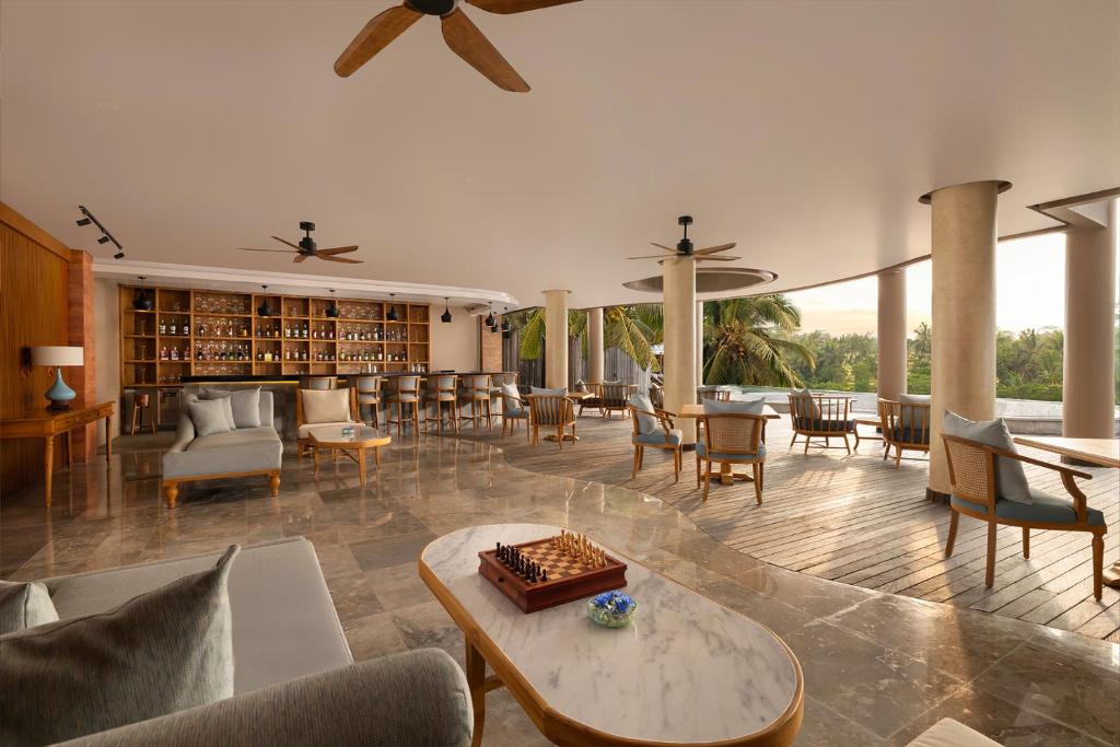Posezení v ubytování Abisena Wellness & Resort Ubud-Adult Only