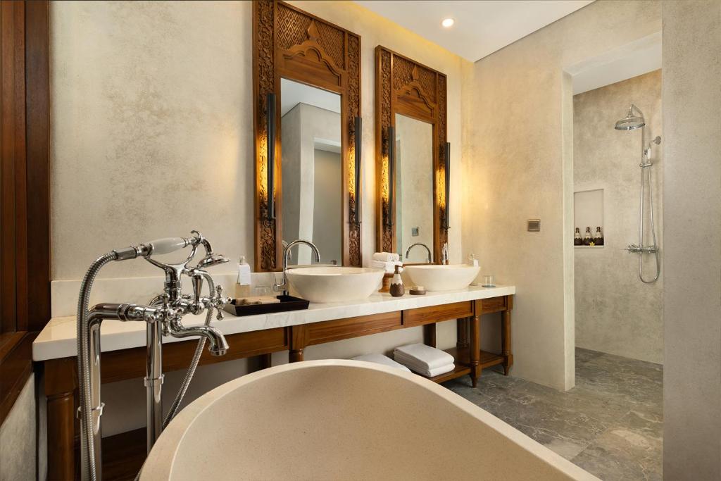 Koupelna v ubytování Abisena Wellness & Resort Ubud-Adult Only