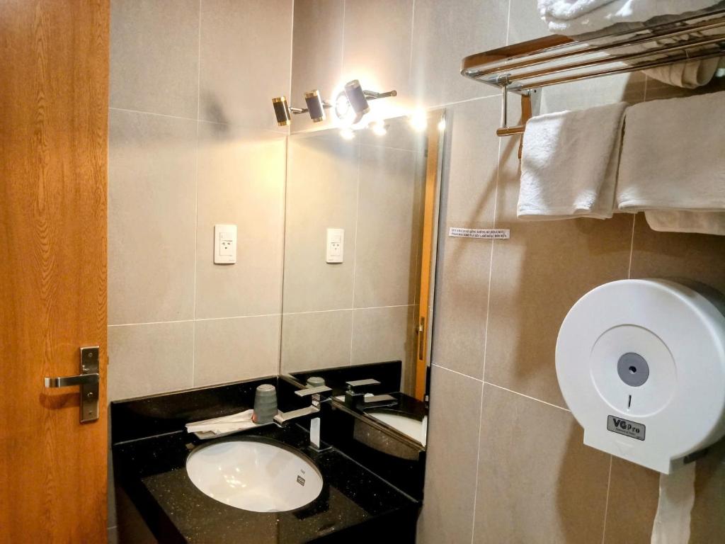 Koupelna v ubytování Mia Hotel Vũng Tàu