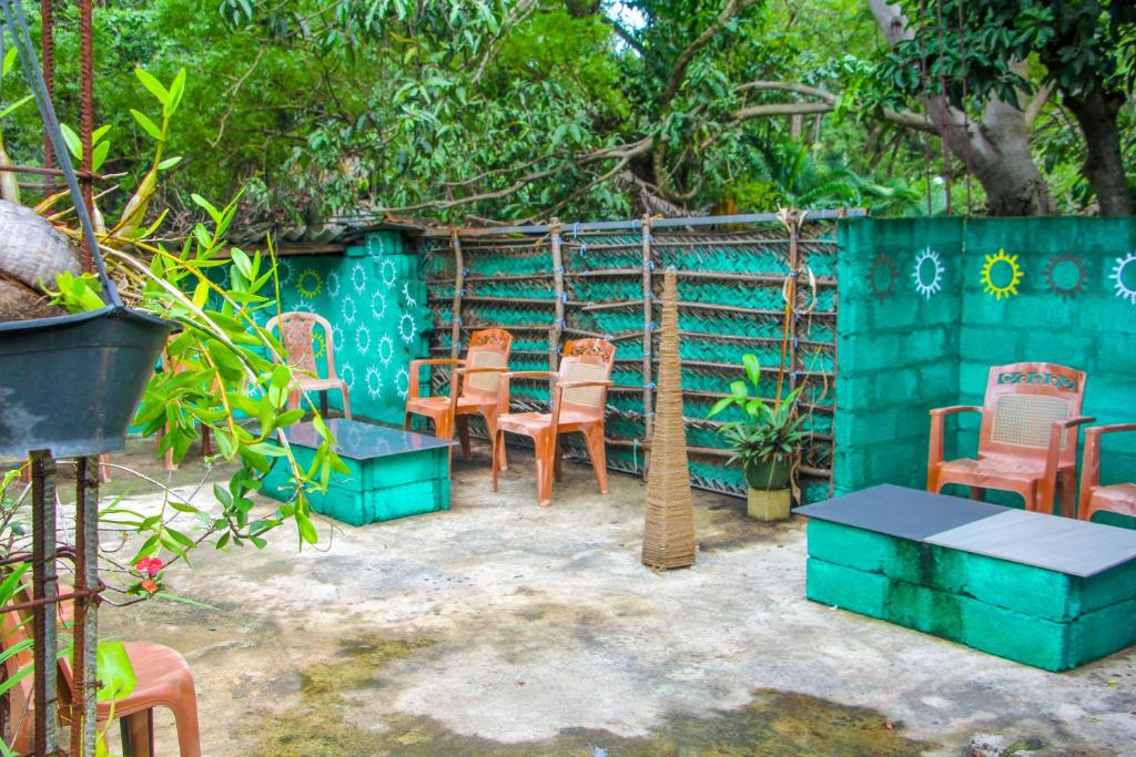Zahrada ubytování The Sigiriya Rock Hostel
