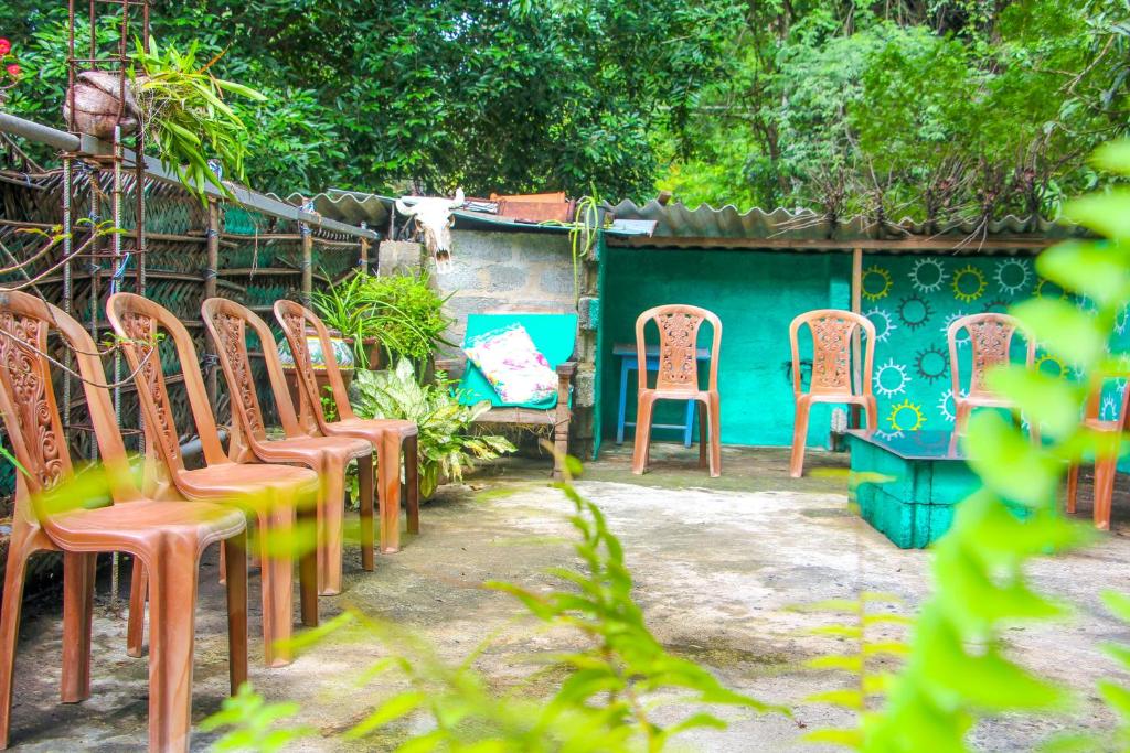 Zahrada ubytování The Sigiriya Rock Hostel