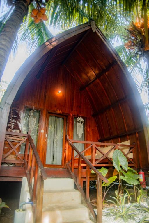 Zahrada ubytování Hakuna Matata Resort Gili Air