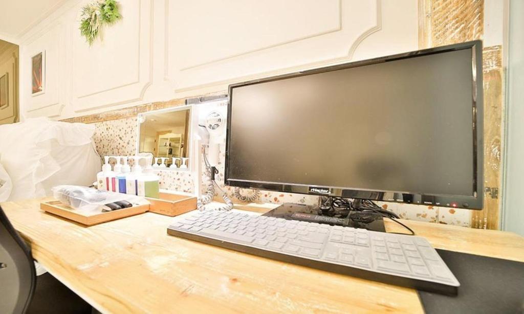 TV a/nebo společenská místnost v ubytování Daegu February Hotel DongdaeguStation