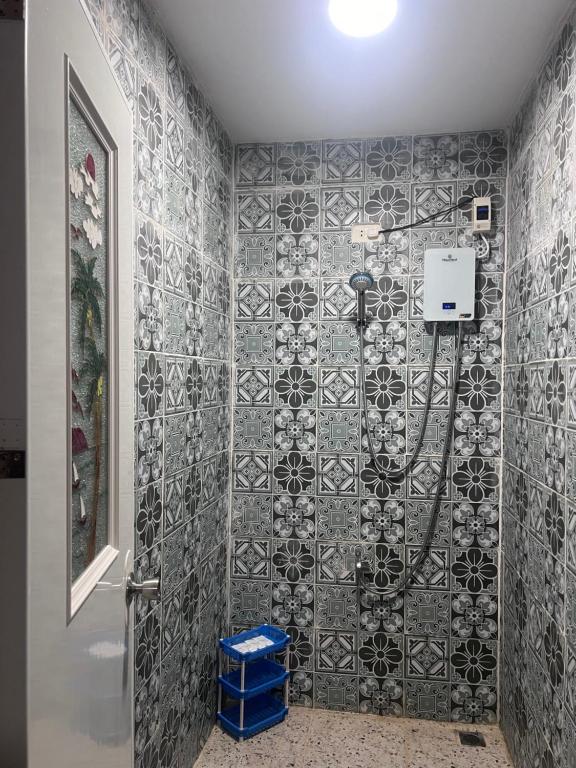 Koupelna v ubytování Cabagnow Homestay