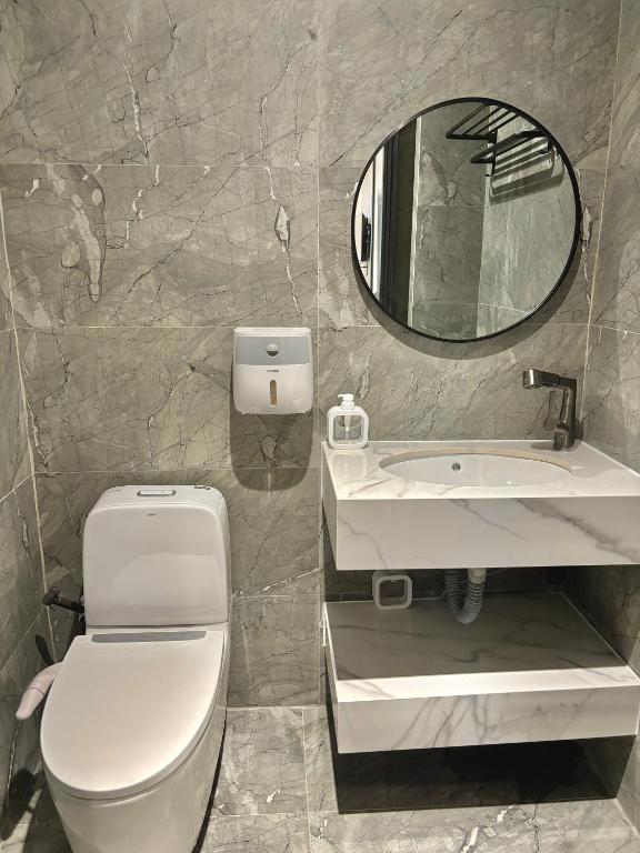Koupelna v ubytování CEVA Hotel & Apartment Danang
