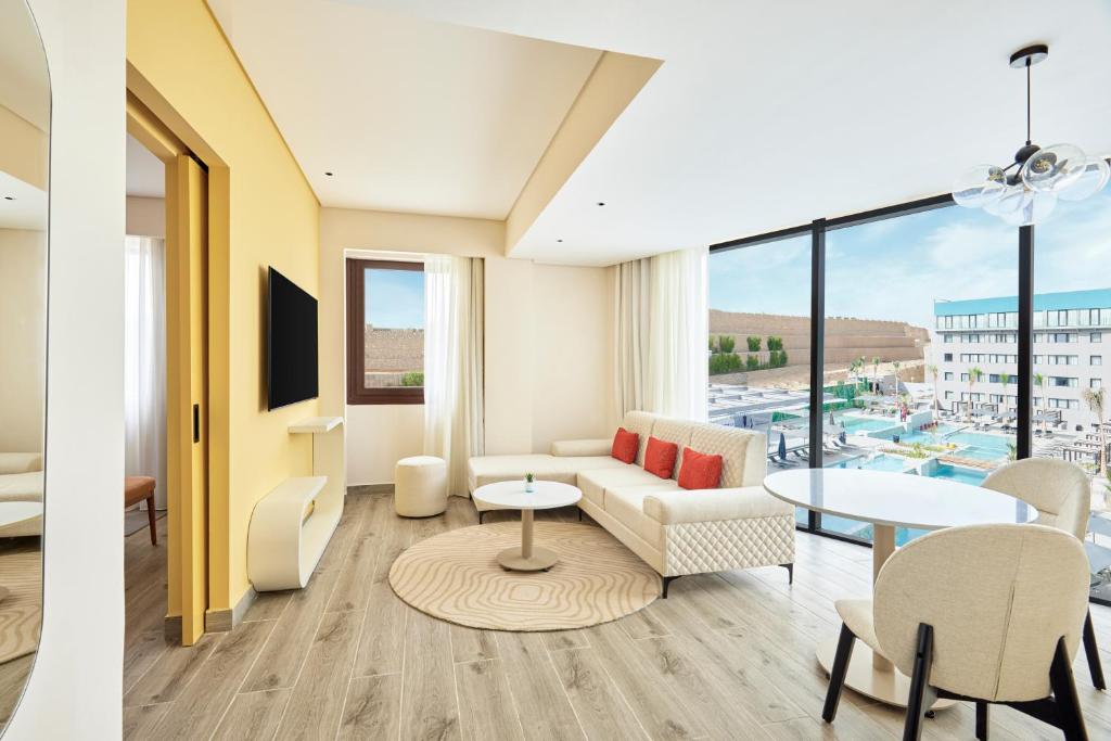 Istumisnurk majutusasutuses Hyatt Centric Cairo West