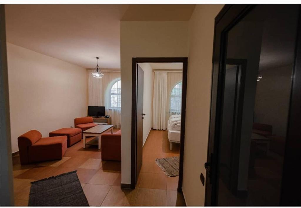 Posezení v ubytování Tezh Ler Resort