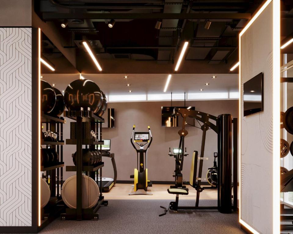 Fitness centrum a/nebo fitness zařízení v ubytování Sky Bay Dubai Business Bay