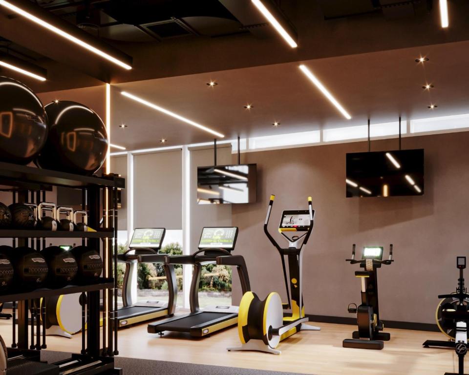 Fitness centrum a/nebo fitness zařízení v ubytování Sky Bay Dubai Business Bay