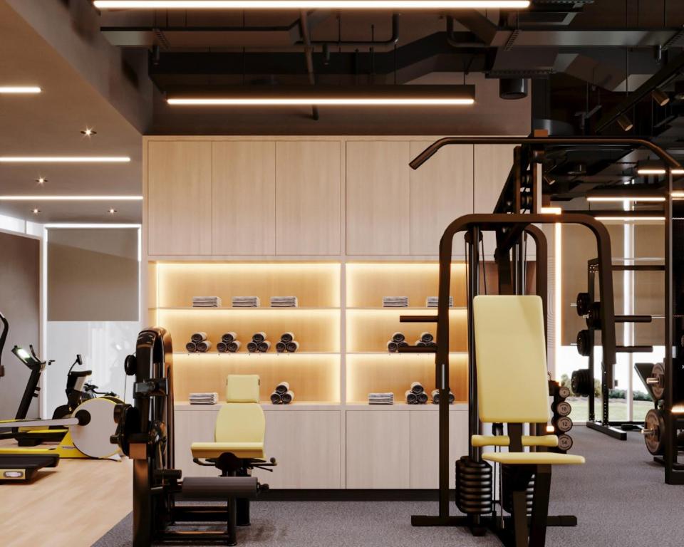 Fitness centrum a/nebo fitness zařízení v ubytování Sky Bay Dubai Business Bay