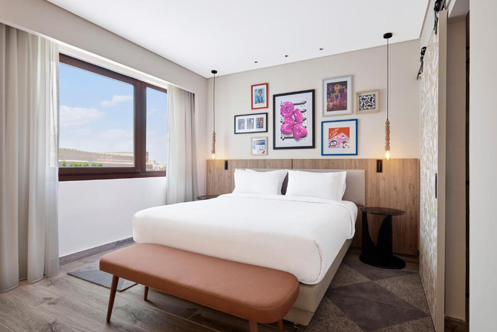 Voodi või voodid majutusasutuse Hyatt Centric Cairo West toas